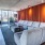 Large lounge area with large tv 