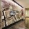 photo mural on corridor walls